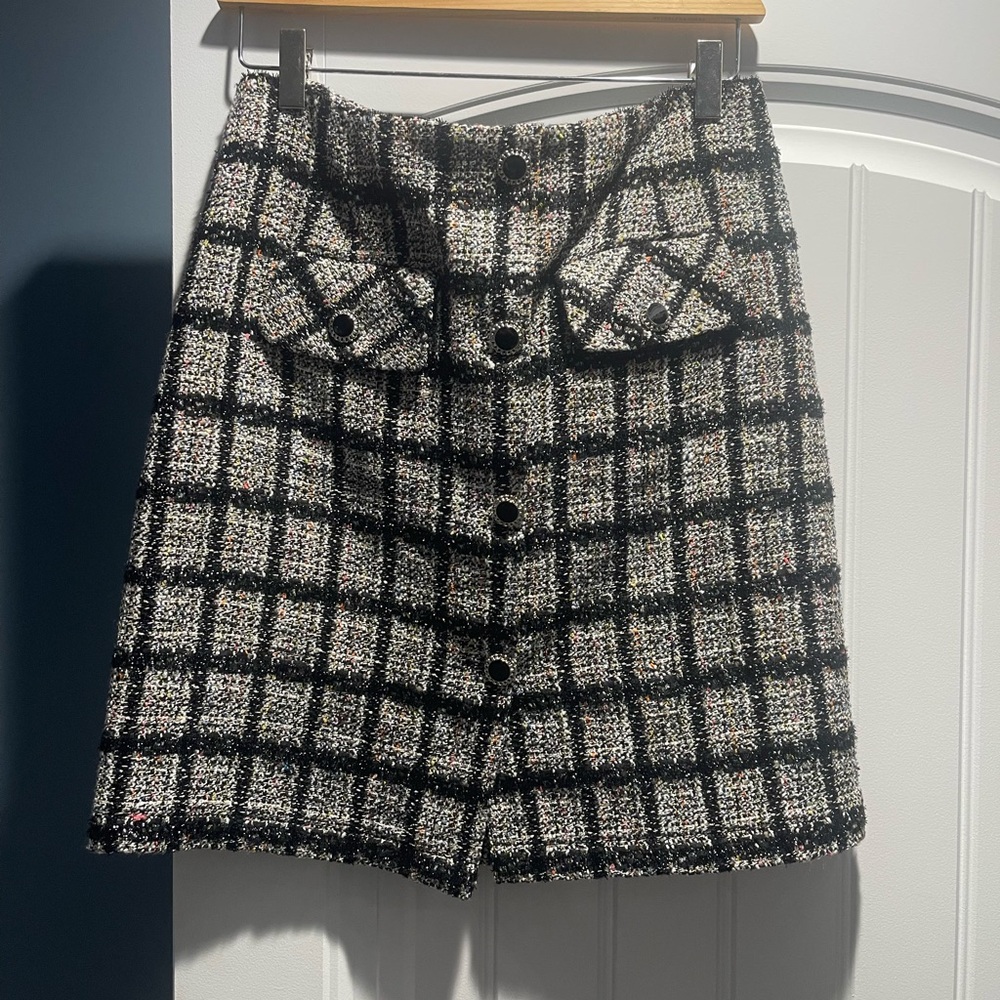 Bagatelle Multicolor Tweed Skirt